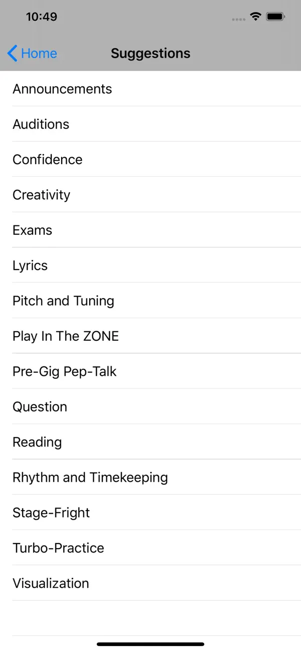 Screenshot #1 pour Musicians Hypnosis