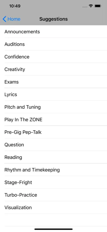 Musicians Hypnosis screenshot 1 of 4