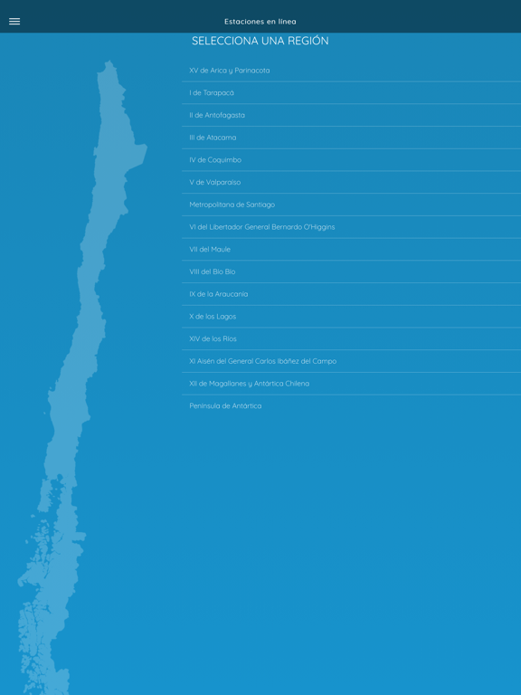 MeteoChile iPad screenshot