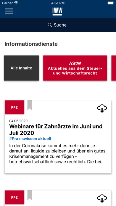 Screenshot #2 pour myIWW 2.0