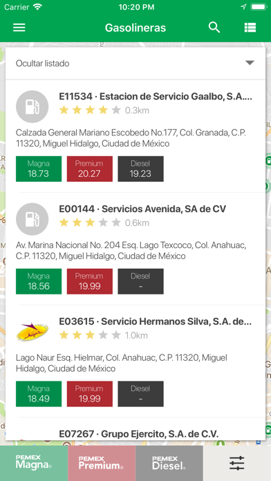 Guía Pemex Screenshot
