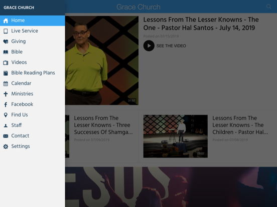 Grace Church Fairview iPad screenshot 2 - Lifestyle app