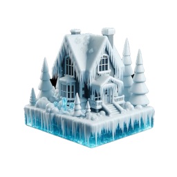 Icy House Stickers