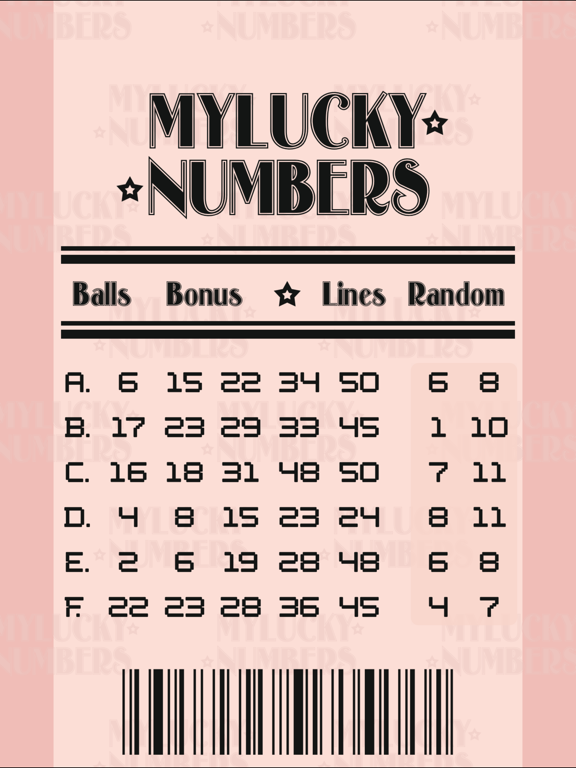 Screenshot #4 pour My Lucky Numbers