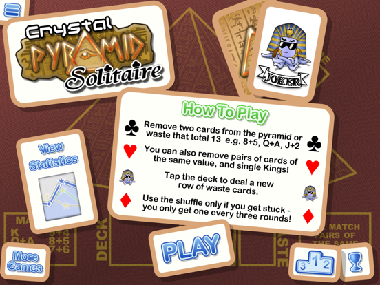 Crystal Pyramid Solitaire