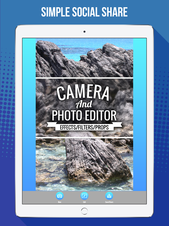 Camera + Photo Editor iPad screenshot 5 - Photo & Video app