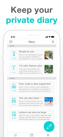 Simple Diary - Daily Journal Screenshot 1 of 5
