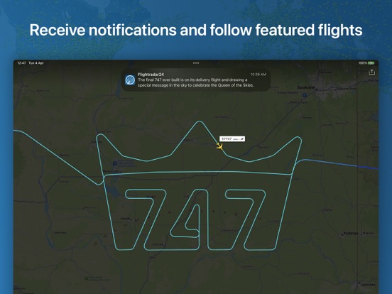 Flightradar24 | Flight Tracker iPad app afbeelding 8