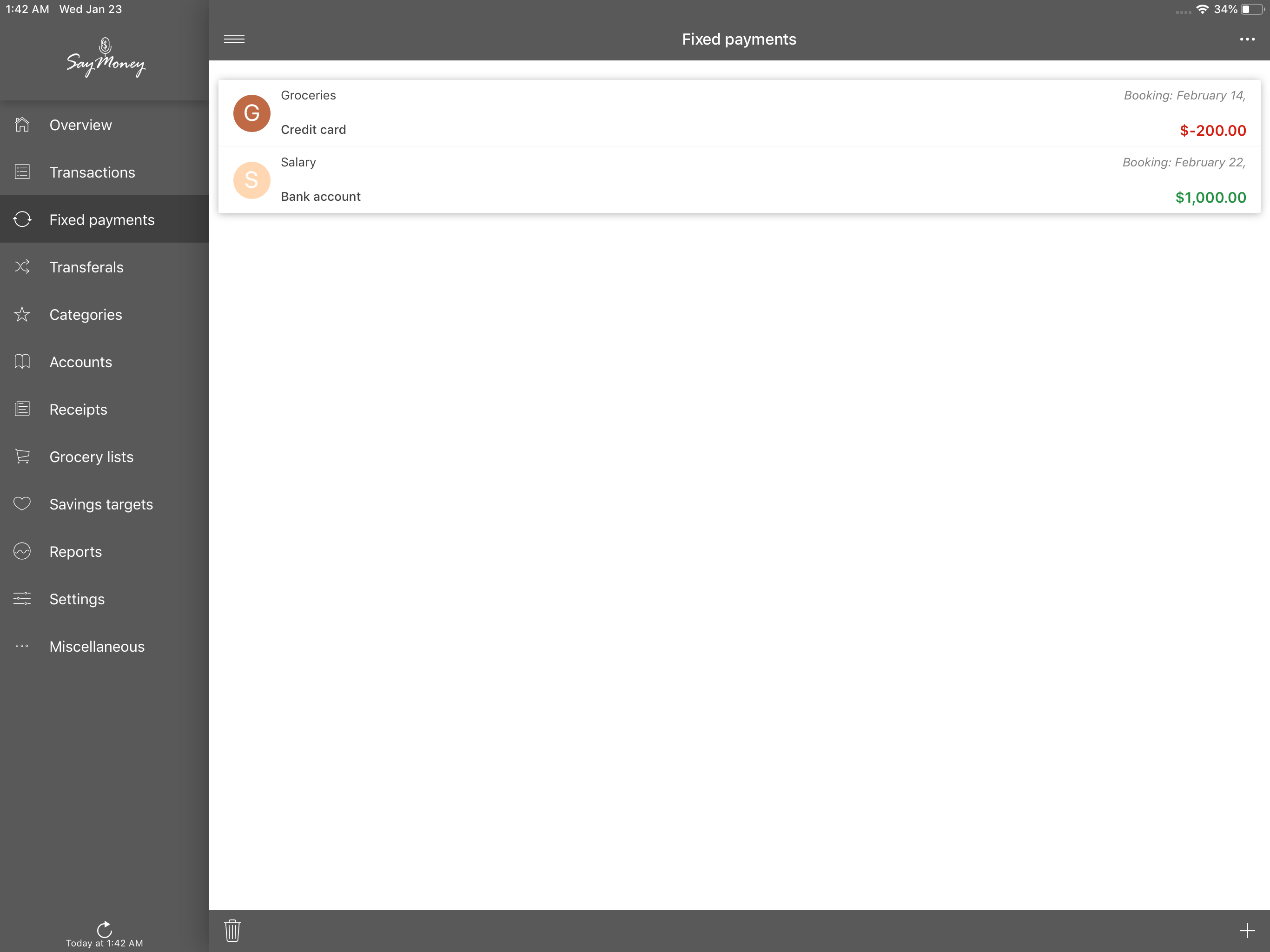 SayMoney Pro - Budget Planner screenshot 7