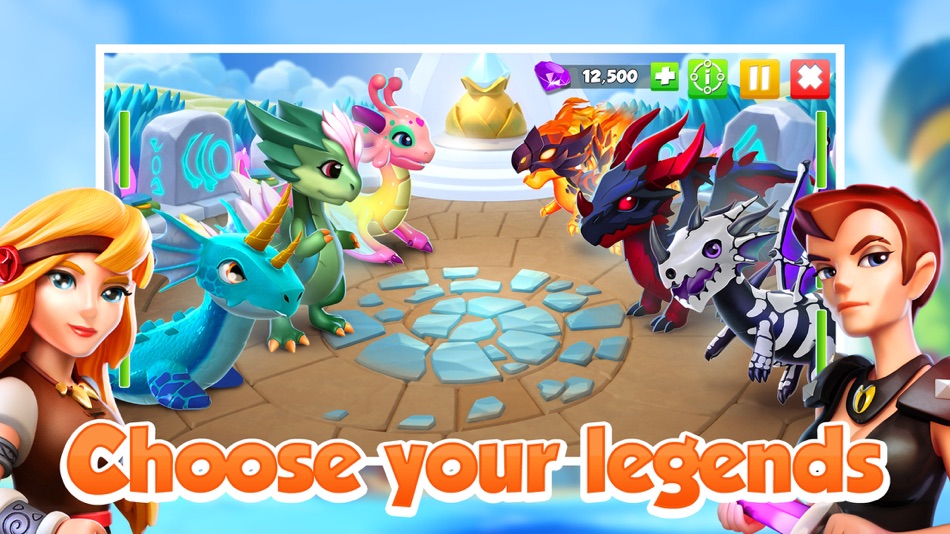 #5. Dragon Mania Legends (iOS) بواسطة: Gameloft