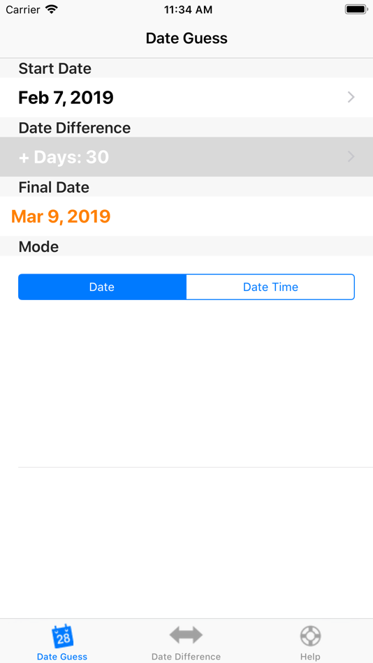#3. Date T Calc (iOS) Podle: Roberto Panetta