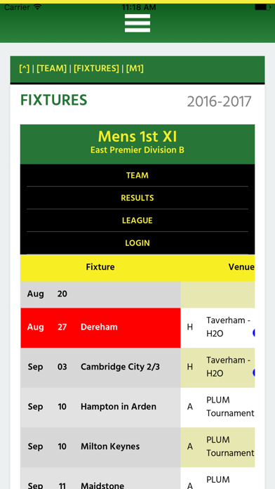 Norwich City Hockey Club Screenshot