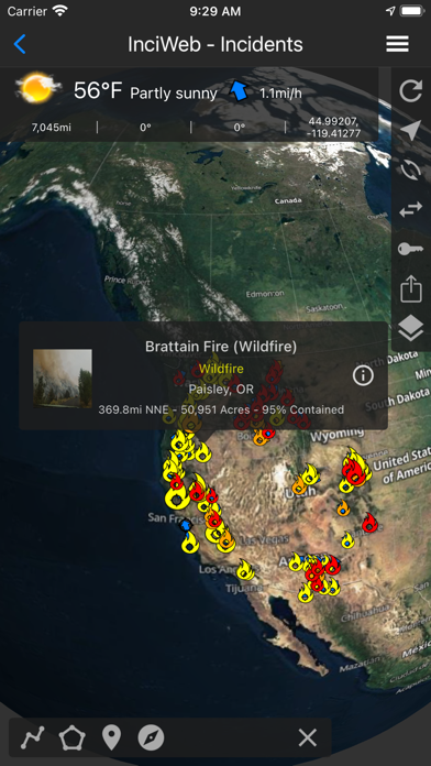 Fires - WILDFIRE INFO & ATLAS Screenshot