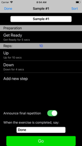 RehabTimer screenshot