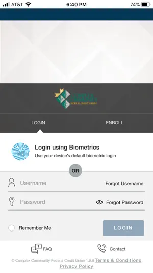 CCFCU Credit screenshot 1