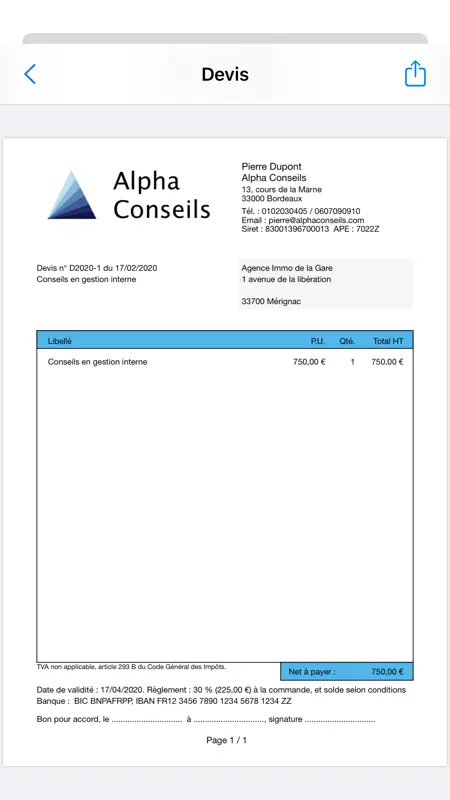 Gestion Micro-Entrepreneur screenshot 5 of 10