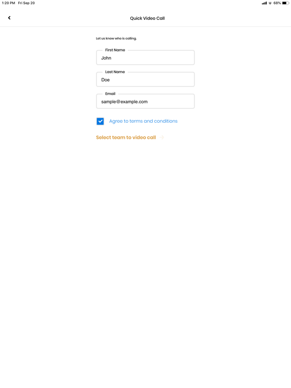 First Video eBranch iPad screenshot 2 - Finance app