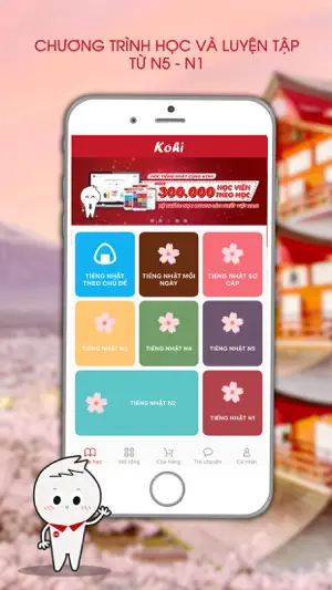 Học tiếng Nhật cùng Kohi screenshot 1
