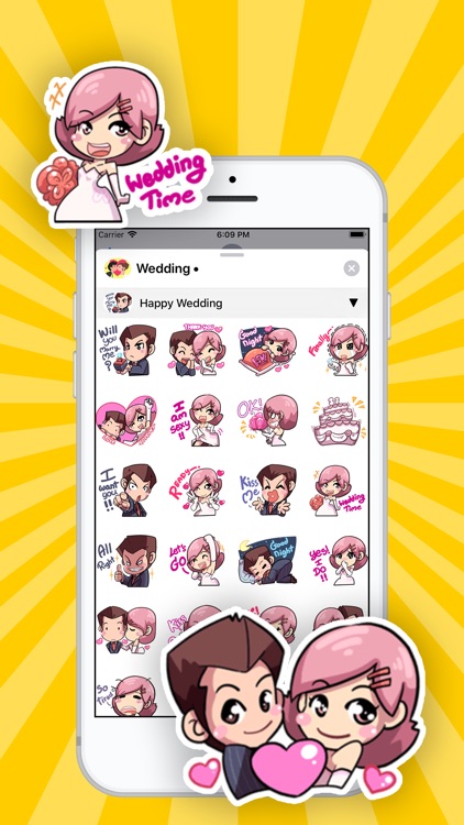 Wedding Sticker Emojis