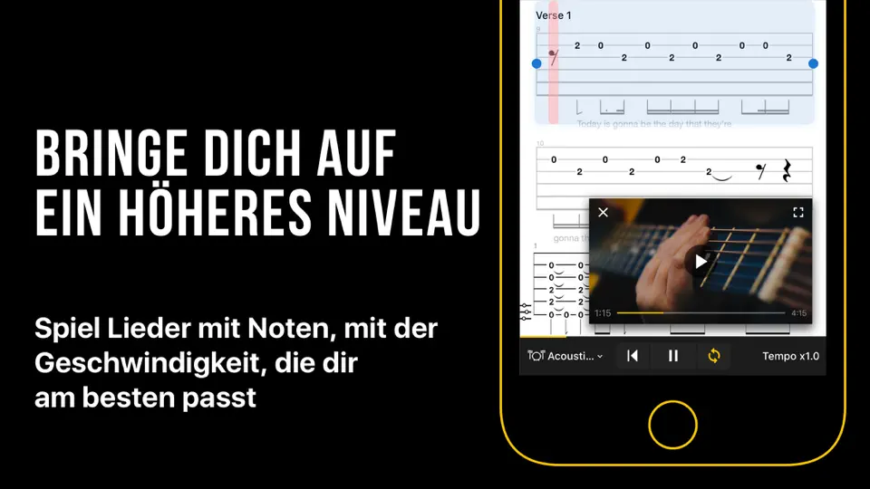 Screenshot von Ultimate Guitar: Chords & Tabs auf dem iPhone 4