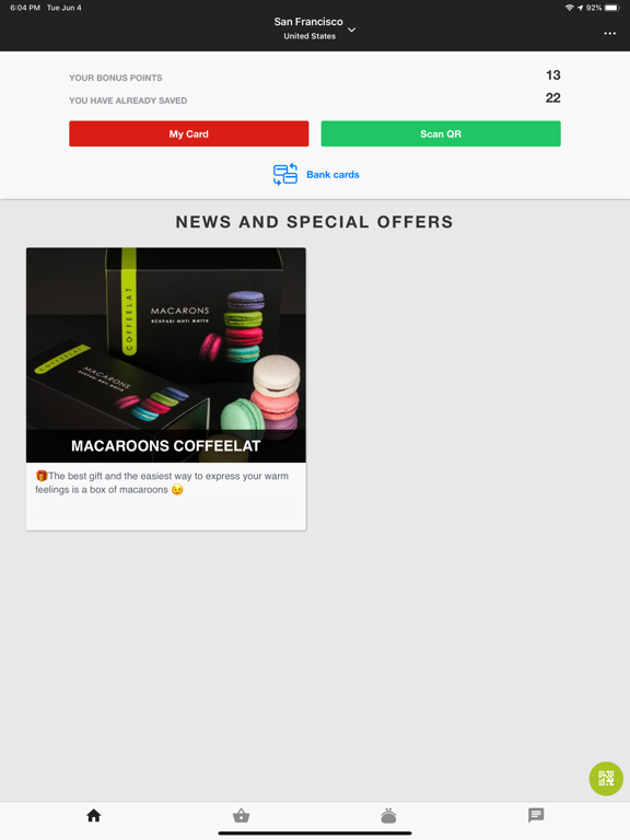 Coffeelat iPad screenshot 3 - Food & Drink app