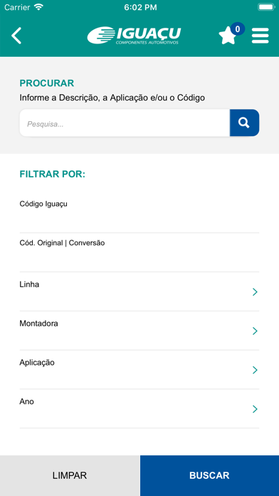 Iguaçu - Catálogo Screenshot