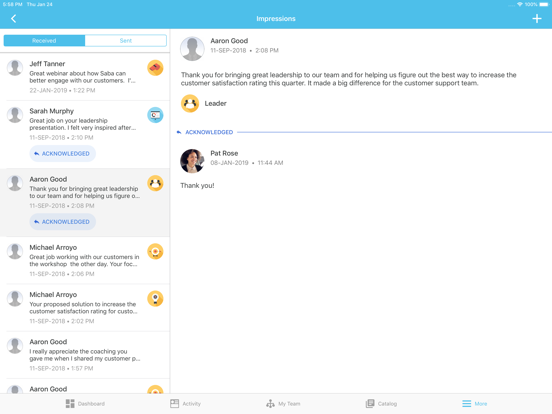 Cornerstone Saba-VEMS iPad screenshot 7 - Business app