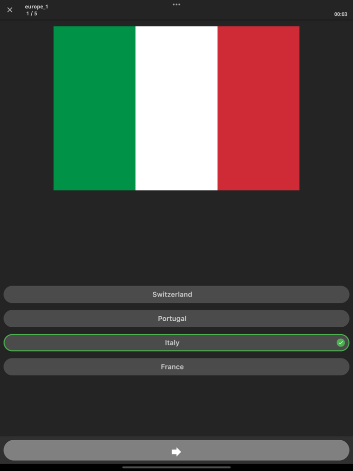 #2. Flag Quiz: world flags game (iOS) By: Taisuke Hosokawa