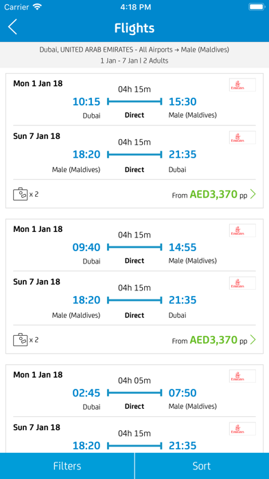 dnata Travel Screenshot