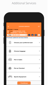 Pacific Coastal Airlines screenshot