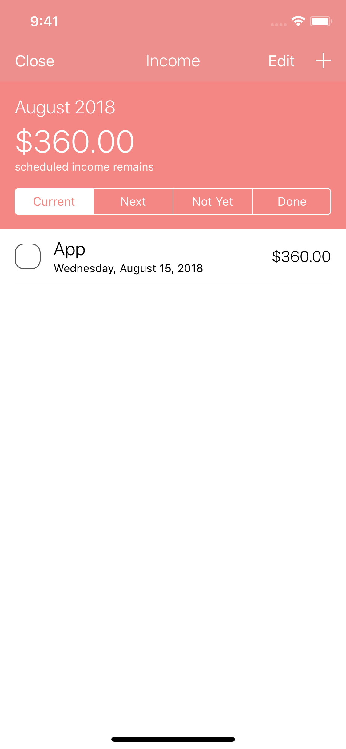 Spendable - Managing Balance