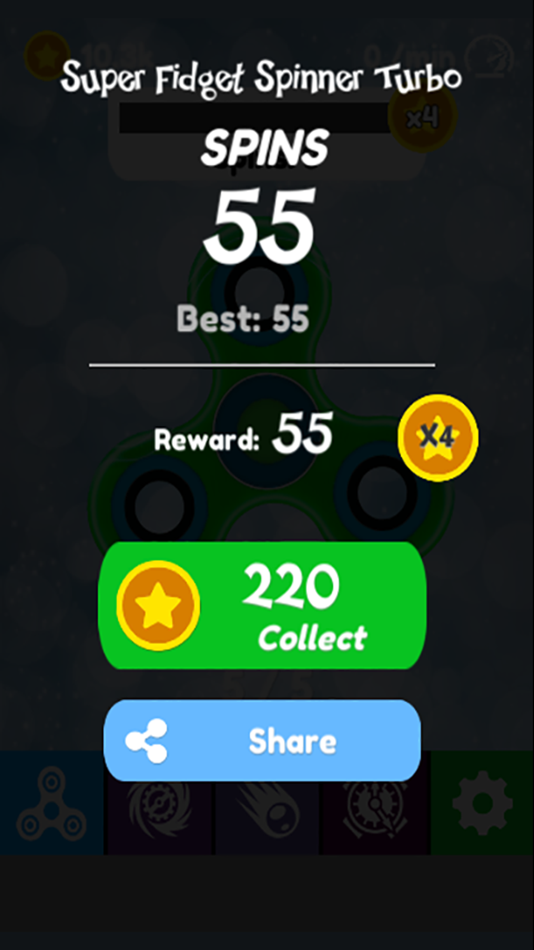 #4. Super Fidget Spinner Turbo (iOS) Podle: Sixto Figueroa Uribe