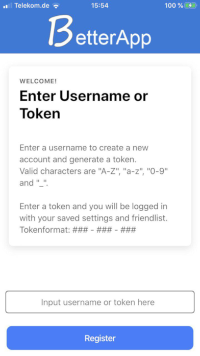 BetterApp iPhone screenshot