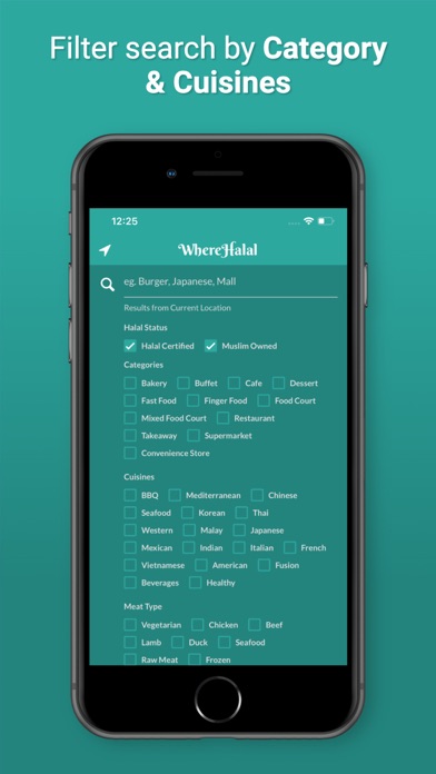 WhereHalal - Halal Food Nearby Screenshot