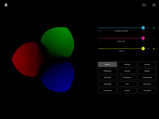 Rosaces iPad screenshot 3 - Graphics & Design app