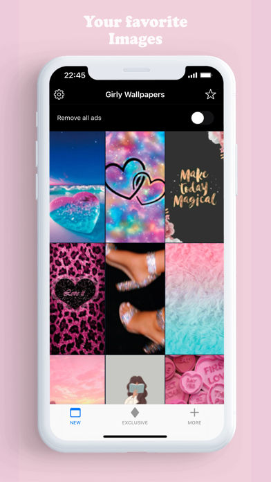 Girly Wallpapers Cute Glitter Screenshot