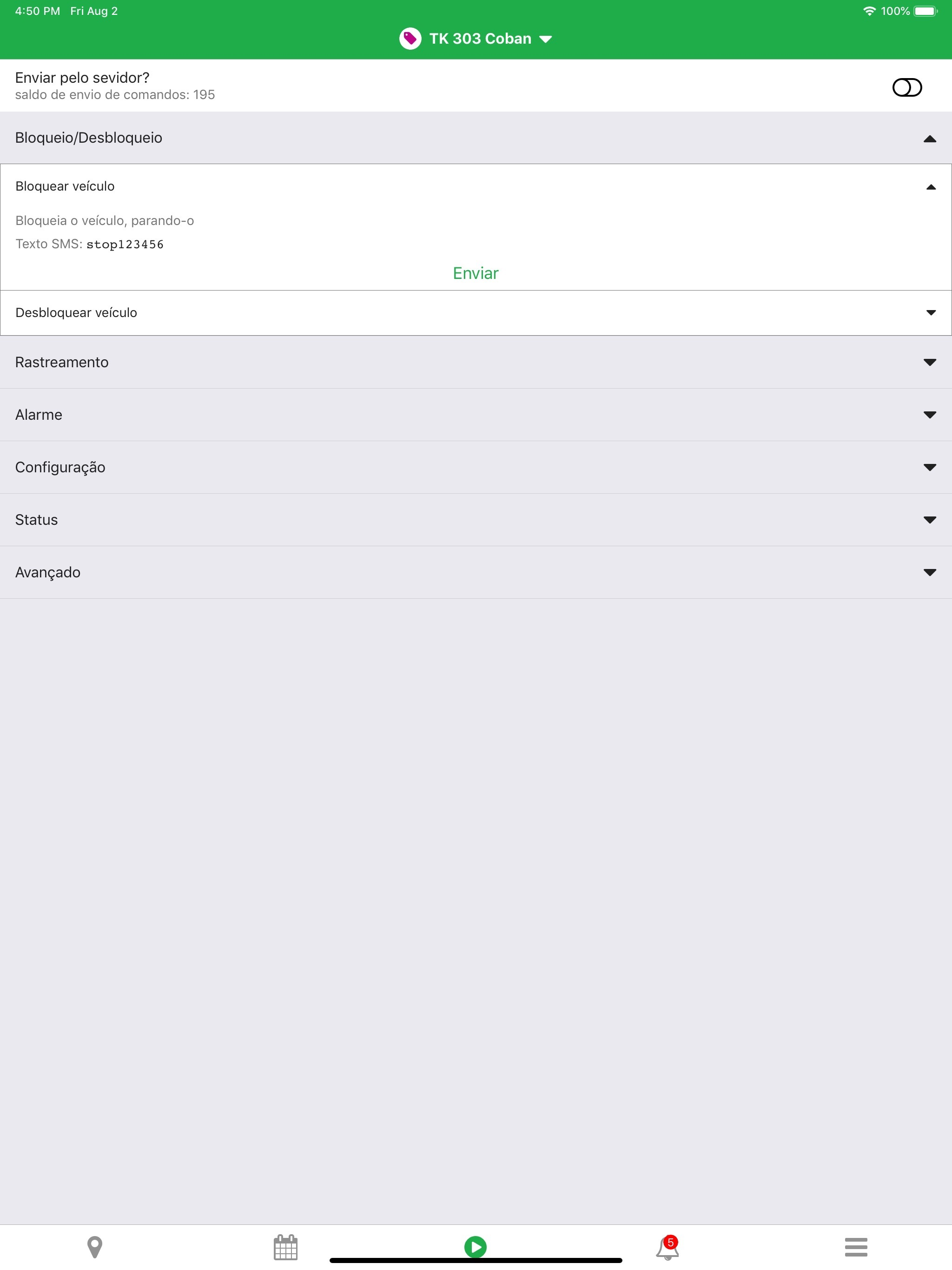Mobiltracker Monitor