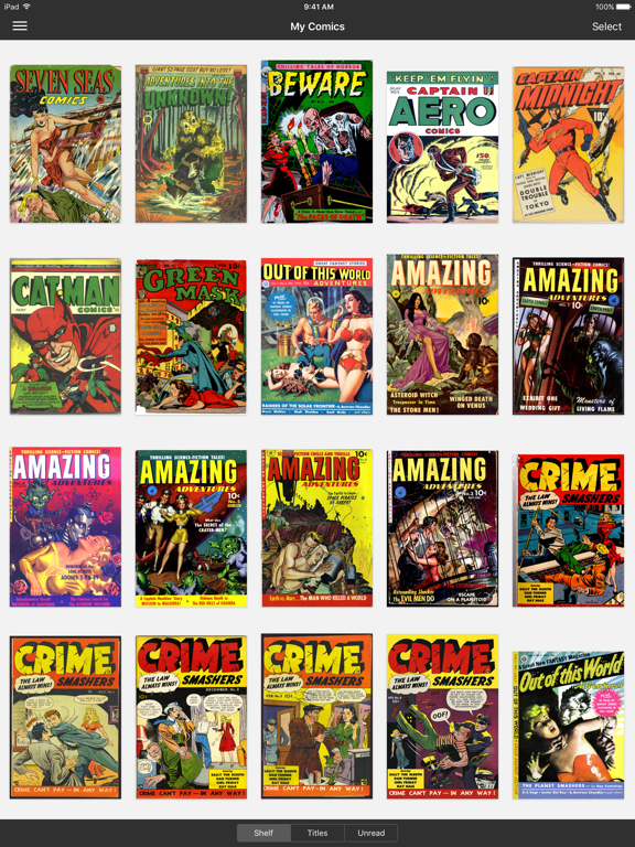 iComics iPad screenshot 2 - Entertainment app