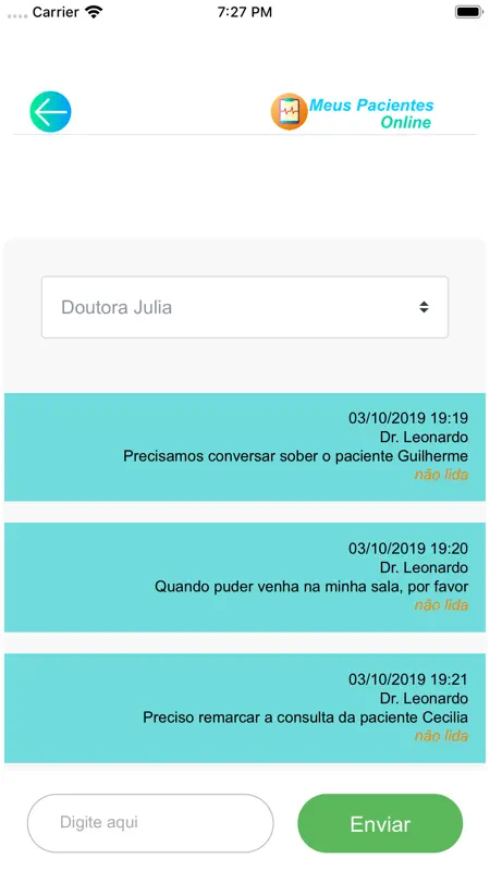 Meus Pacientes Online screenshot 10 of 10