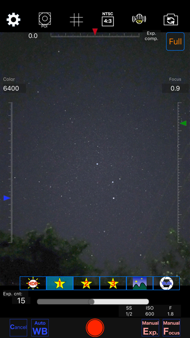 Screenshot #1 pour Starry sky Camera