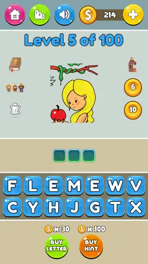 Bible Quiz: Word Puzzle Game screenshot 2