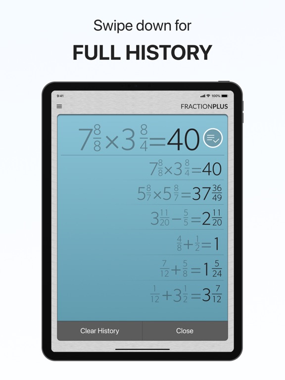 Screenshot #6 pour Calculatrice de Fractions #1