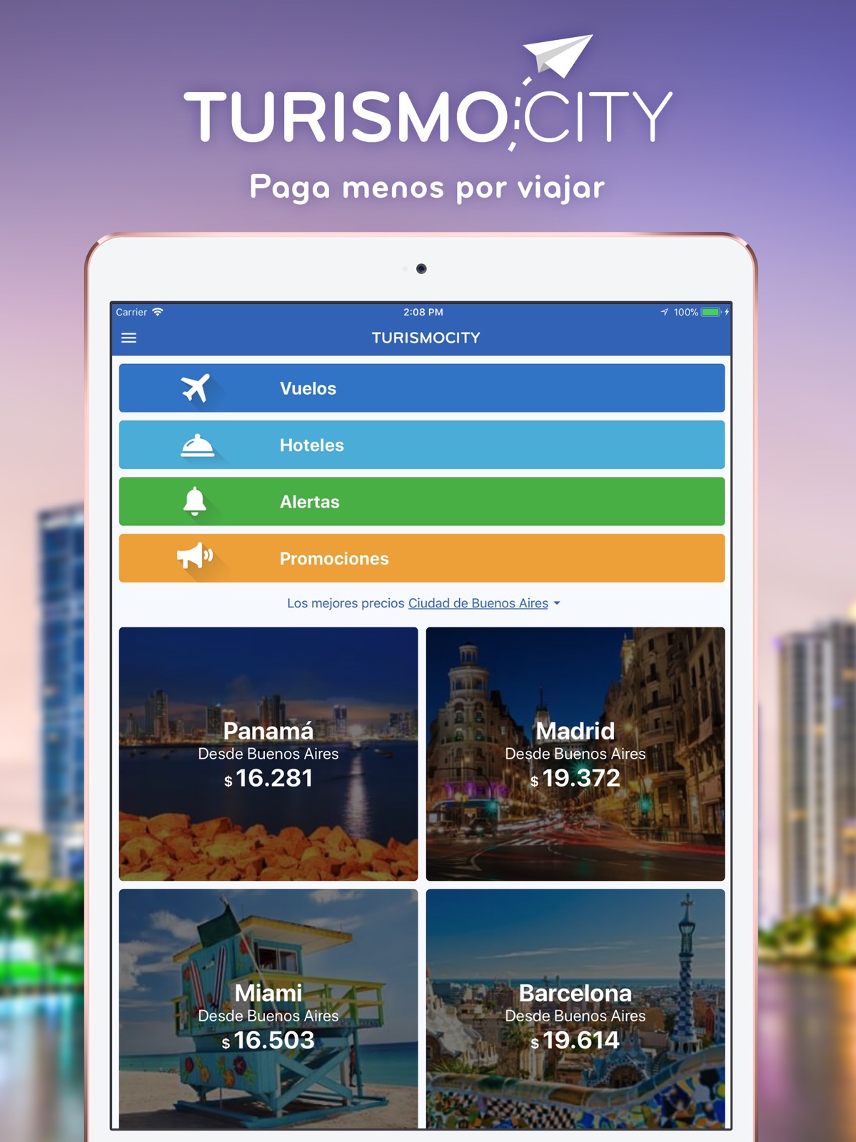 Turismocity Vuelos Baratos ipad screenshot 3