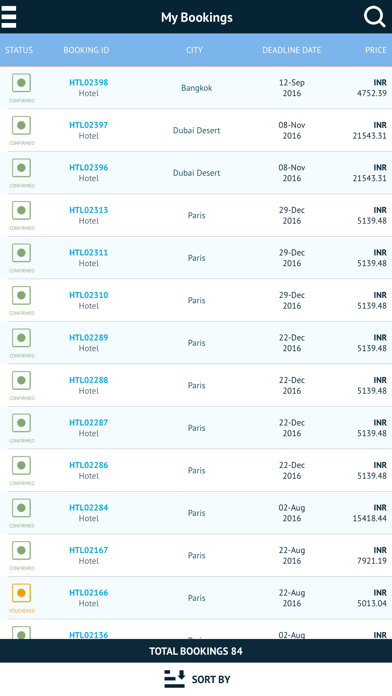 Astra Bookings iPhone screenshot 5 - Travel app