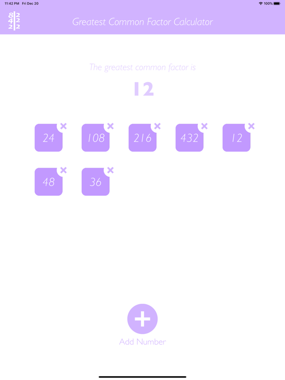 Screenshot #5 pour Calculateur PGCD
