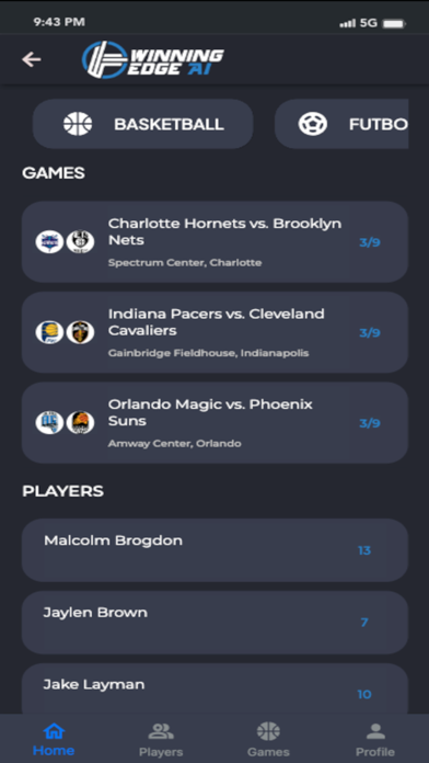 Winning Edge AI Screenshot