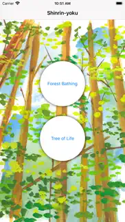 shinrin-yoku - forest bathing iphone screenshot 1