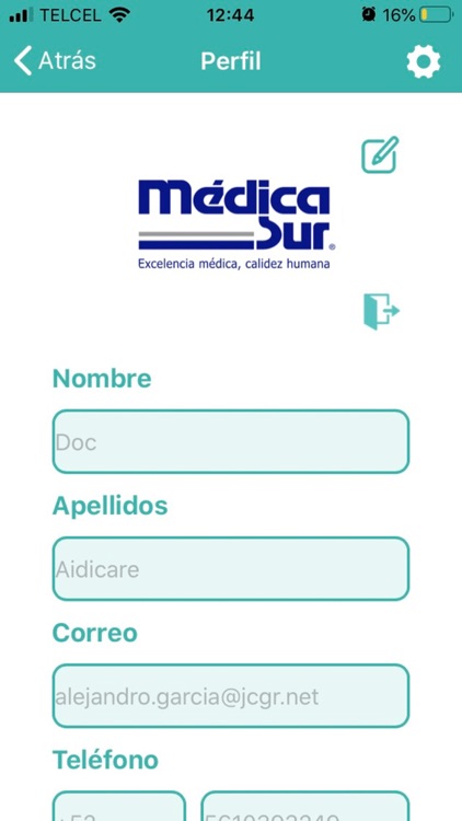 Expediente Clínico Médica Sur