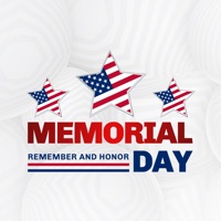 Memorial Day USA Stickers logo