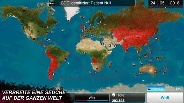 Plague Inc. iPhone Spiel Screenshot 2 – Spiele